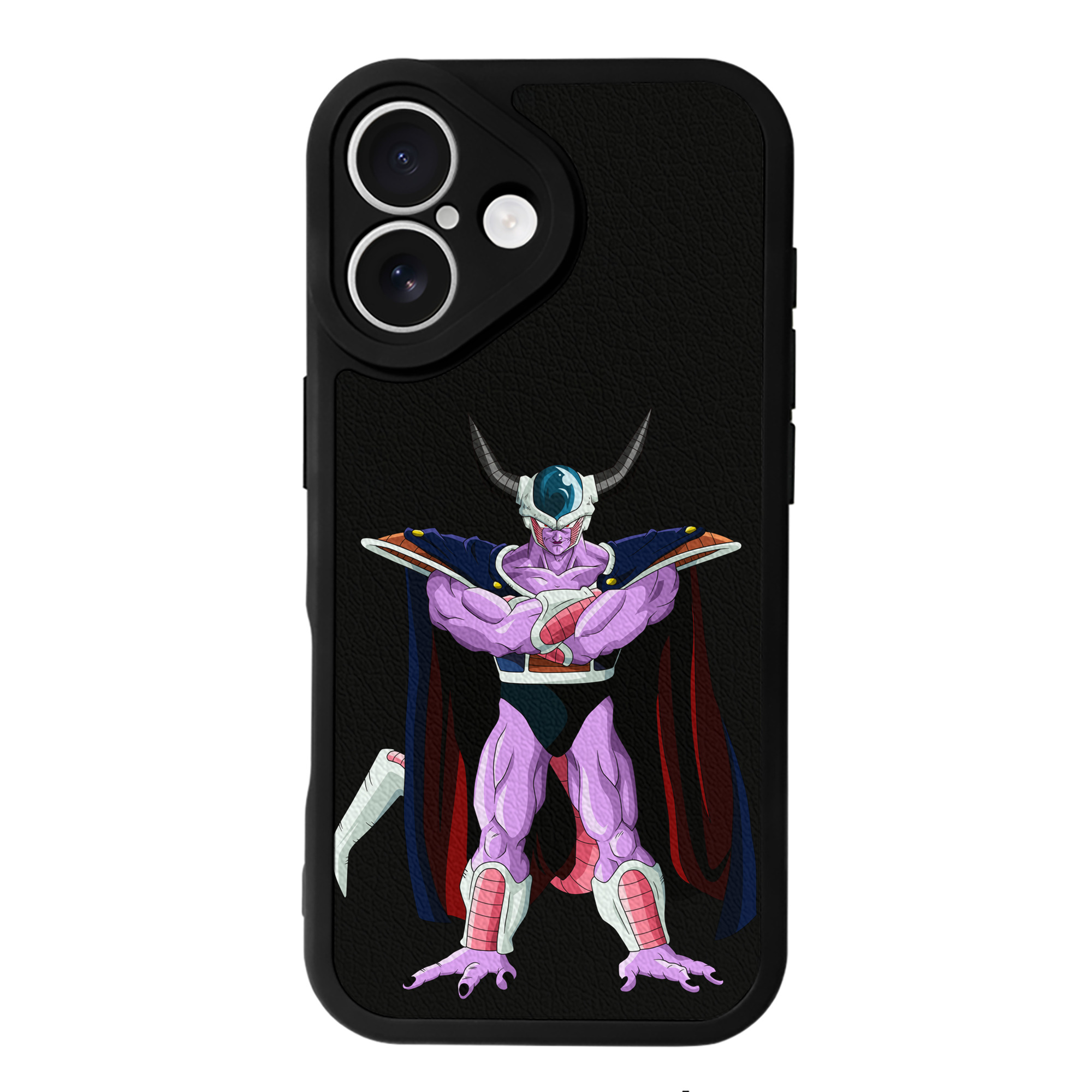 （画像用） ドラゴンボール コルド大王 DRAGON BALL King Cold 【iPhone 16シリーズ対応】シリコンスマホケース（レザー調） 材質：シリコン